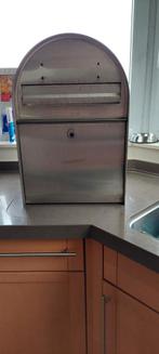 Inox brievenbus mefa, Tuin en Terras, Ophalen, Gebruikt, Inox