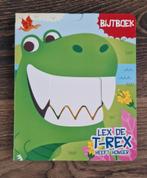 Bijtboek kinder boekje lex de t-rex, Livres, Livres pour enfants | 0 an et plus, Comme neuf, Enlèvement