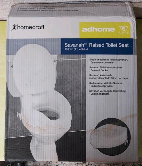 Savanah verhoging toilet bril, Diversen, Verpleegmiddelen, Gebruikt, Ophalen