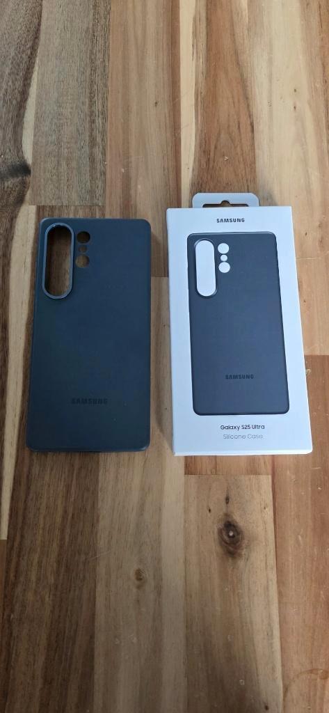 Originele Samsung Galaxy S25 Ultra silicone hoesje – zwart, Télécoms, Téléphonie mobile | Housses, Coques & Façades | Samsung