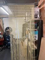 Deurgordijn met PVC kralen in beige.Afmetingen: 100x230cm., Ophalen, Nieuw