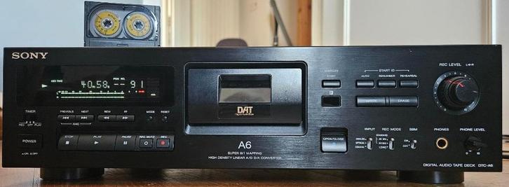 Sony DAT DTC-A6 - Professional met SBM - Perfecte staat, Audio, Tv en Foto, Bandrecorder, Bandrecorder, Ophalen of Verzenden