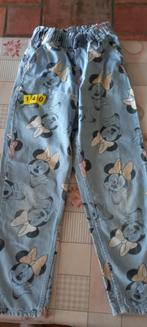 jeans broek Minnie Mouse H&M maat 140, Kinderen en Baby's, Broek, Meisje, H&M, Ophalen of Verzenden