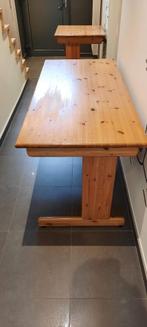 Grenen bureau, Huis en Inrichting, Bureaus, Ophalen, Gebruikt, Bureau