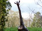 Giraffe Zola - 290 cm - Handgemaakt en Uniek, Tuin en Terras, Tuinbeelden, Ophalen of Verzenden, Metaal, Dierenbeeld