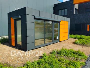 Kantoorbungalow van 700 x 300 cm, handelscontainer, beschikbaar voor biedingen
