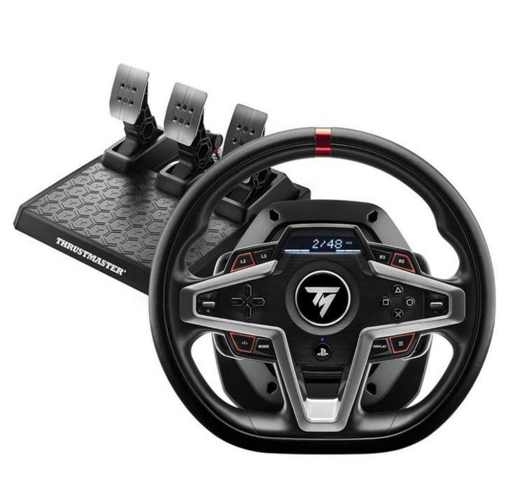 Thrustmaster T248 stuur en pedalen (1 maand gebruikt), Games en Spelcomputers, Spelcomputers | Sony PlayStation 5, Playstation 5