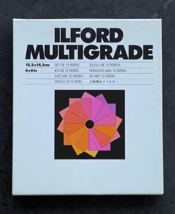 Ensemble de 12 filtres Ilford Multigrade NOUVEAU ! 15,2 x 15 disponible aux enchères