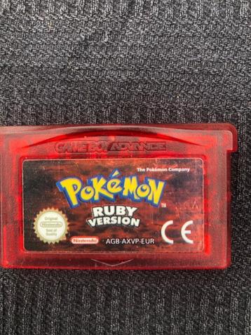 Pokemon Ruby Version - GameBoy Advance beschikbaar voor biedingen