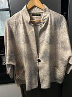 Gloednieuw licht beige jasje met 1 knop one size, Enlèvement ou Envoi, Neuf, Beige, Manteau