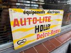 AUTO-LITE oud reclamebord 1959, Verzamelen, Merken en Reclamevoorwerpen, Ophalen of Verzenden, Gebruikt, Reclamebord