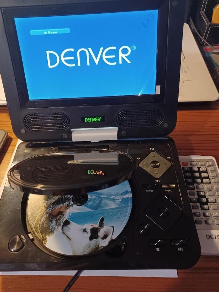 DVD, CD, draagbare speler „Denver MT-774", Audio, Tv en Foto, DVD spelers, Gebruikt, Dvd-speler, Overige merken, Draagbaar, Ophalen of Verzenden