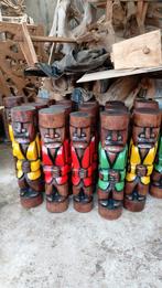 Tiki totem en bois de cotier 100 ombrelle, Antiquités & Art