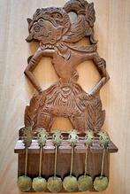 Indonesisch Wajang lepelrek..zilver., Antiek en Kunst, Ophalen of Verzenden