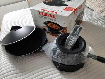 Tefal fondue + wok set