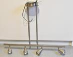 Plafondlamp met 4 verstelbare spots, Ophalen, Gebruikt, Glas