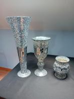 3 vases decoratif miroir, Ophalen