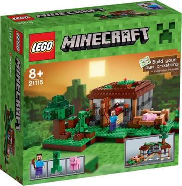 LEGO Minecraft De Eerste Nacht - 21115 beschikbaar voor biedingen