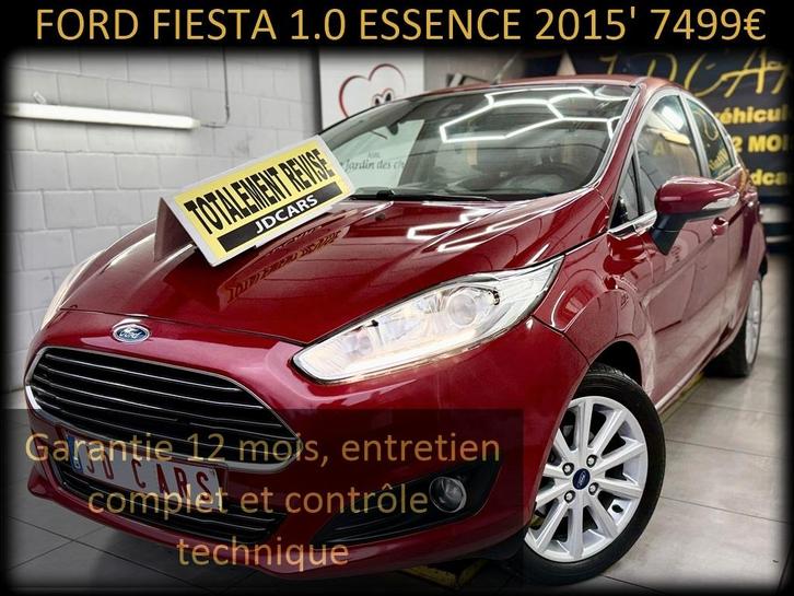 FORD FIESTA 1.0 ESSENCE 100 ‼️GARANTIE 1 AN CTOK‼️, Autos, Ford, Entreprise, Achat, Fiësta, ABS, Airbags, Air conditionné, Alarme
