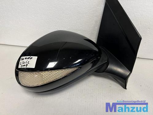 HONDA CIVIC 8 FN FK Hatchback zwart rechts spiegel mirror, Auto-onderdelen, Spiegels, Honda, Gebruikt, Ophalen of Verzenden