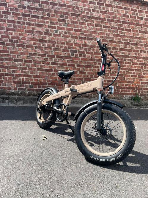 Velo électrique FATBIKE Himo 48V 30km/h 80km dautonomie, Fietsen en Brommers, Fietsen | Vouwfietsen, Zo goed als nieuw, Versnellingen