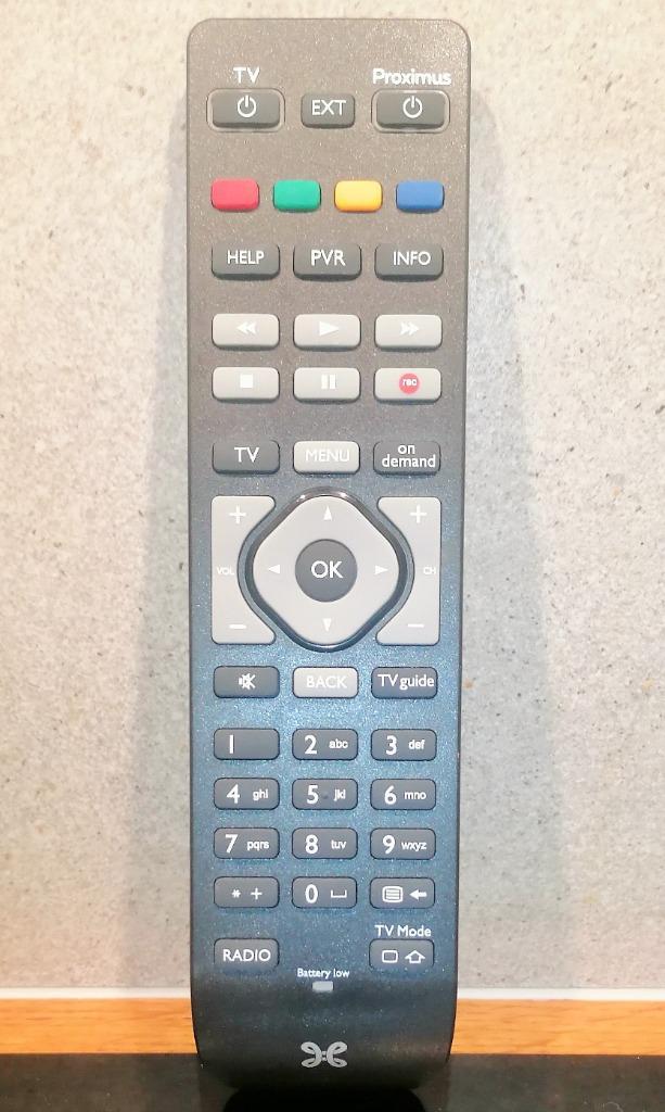 Télécommande decodeur Proximus TV V5, Audio, Tv en Foto, Afstandsbedieningen, Zo goed als nieuw, Origineel, Receiver of Versterker
