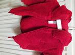 Woody fleece jas rood - kap met oortjes maat 56, Ophalen, Jongetje of Meisje, Zo goed als nieuw, Jasje