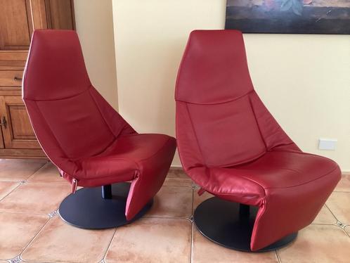 Jori relaxen Model Icarus(zeldzaam design) als set, Huis en Inrichting, Fauteuils, Zo goed als nieuw, Leer, Ophalen