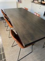 Eettafel, Huis en Inrichting, Tafels | Eettafels, Ophalen, Gebruikt, 100 tot 150 cm, 200 cm of meer