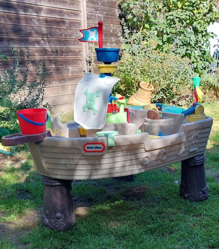 Little tikes Piratenboot - watertafel, Kinderen en Baby's, Speelgoed | Speeltafels, Gebruikt, Ophalen