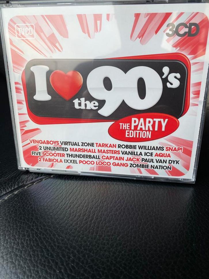 I love the 90's - The Party Edition 3 CD, Cd's en Dvd's, Cd's | Verzamelalbums, Zo goed als nieuw, Dance, Boxset, Ophalen of Verzenden