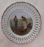 Assiette murale ancienne en porcelaine 'Angelus', Enlèvement ou Envoi