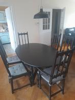 Eettafel met 6 stoelen in perfect staat, Ophalen