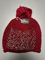 New rode muts met pompon en strass Style, Sans marque, Ophalen of Verzenden, Nieuw, Muts
