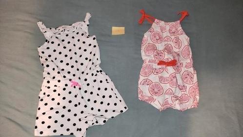 2 leuke jumpsuits maatje 62, Kinderen en Baby's, Babykleding | Maat 62, Gebruikt, Meisje, Pakje, Ophalen of Verzenden