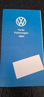 Volkswagen prijslijst van het ganse gamma 1964, Boeken, Auto's | Folders en Tijdschriften, Ophalen of Verzenden, Zo goed als nieuw
