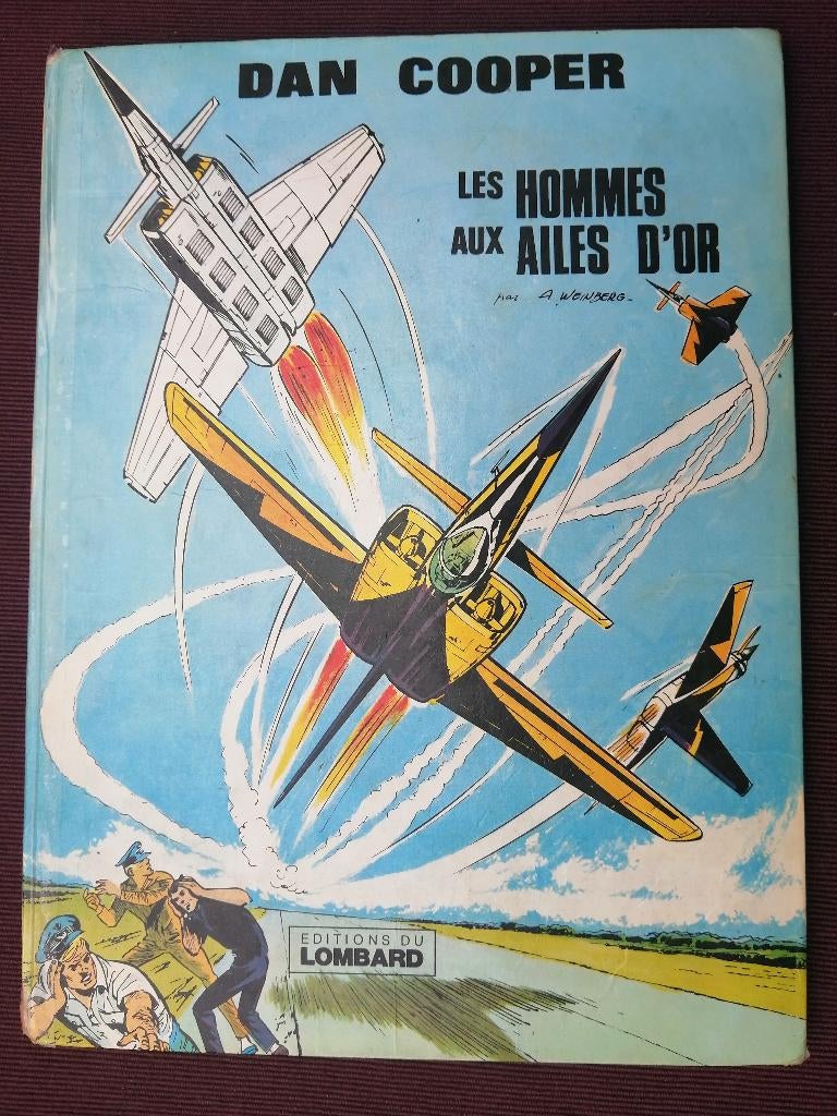 Bd Dan Cooper. Les hommes aux ailes d'or - E. originale 1970, Livres, BD, Une BD, Envoi