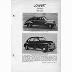 Jowett Javelin Vraagbaak losbladig 1947-1951 #1 Nederlands, Livres, Autos | Livres, Utilisé, Enlèvement ou Envoi