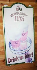 Vintage Hoegaardse Das Reclamebord Uit Metaal, Ophalen of Verzenden, Gebruikt, Reclamebord, Plaat of Schild