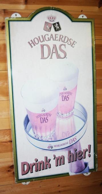 Vintage Hoegaardse Das Reclamebord Uit Metaal beschikbaar voor biedingen