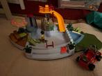 Playmobil zwembad met glijbaan & werkende douche, Enlèvement ou Envoi, Comme neuf, Ensemble complet