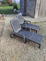 ligzetels, Ophalen, Zo goed als nieuw, Kunststof, Verrijdbaar