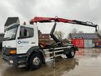 Mercedes-Benz Atego 1828 *HOOKLIFT + CRANE FASSI 2009 + ROTA, Te koop, Diesel, Bedrijf, BTW verrekenbaar