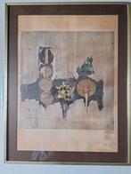 Kleurets Johnny Friedlaender "Abstracte compositie", Antiek en Kunst, Kunst | Etsen en Gravures, Ophalen