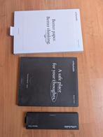 reMarkable 2 met Marker Plus, leren hoes, extra tips, Computers en Software, Tekentablets, Ophalen of Verzenden, Gebruikt, Draadloos