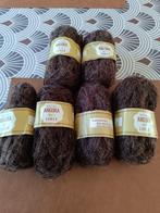 6 bollen wol brons Angora met lurex, Hobby en Vrije tijd, Breien en Haken, Ophalen of Verzenden, Nieuw, Breien of Haken, Wol of Garen