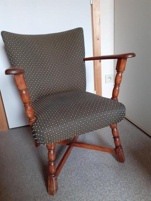 Zetel, Huis en Inrichting, Zetels | Zetels, Hout, Stof, Ophalen