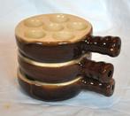 3 caquelons pour escargot de bourgogne (1), Enlèvement ou Envoi, Comme neuf, Céramique, Autres types