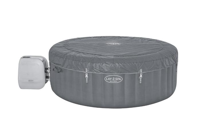 LAY Z SPA BESTWAY SANTORINI 60075 HYDROJET PRO 5-7 PERS, Tuin en Terras, Zwembaden, Nieuw, Opblaaszwembad, 80 tot 120 cm, 200 tot 400 cm