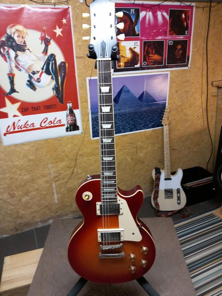 Epiphone Les Paul Standard uit 1959, gelimiteerde editie, Muziek en Instrumenten, Snaarinstrumenten | Gitaren | Elektrisch, Zo goed als nieuw